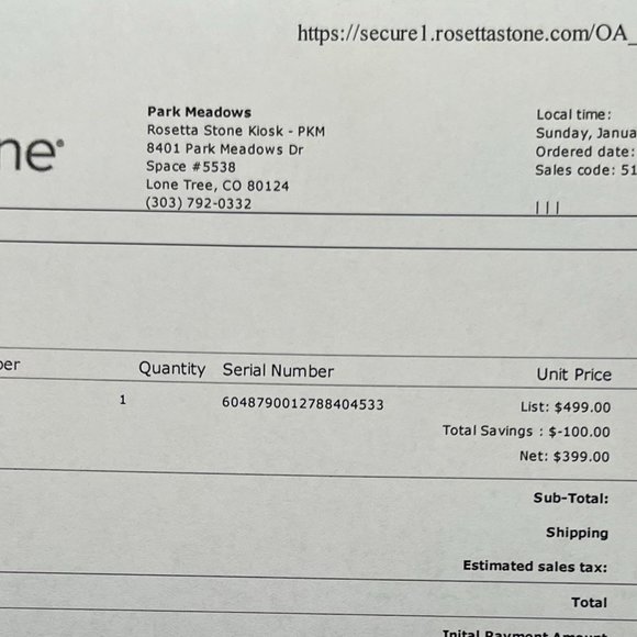 Rosetta Stone – French Tutorial (never opened) - Picture 3 of 3